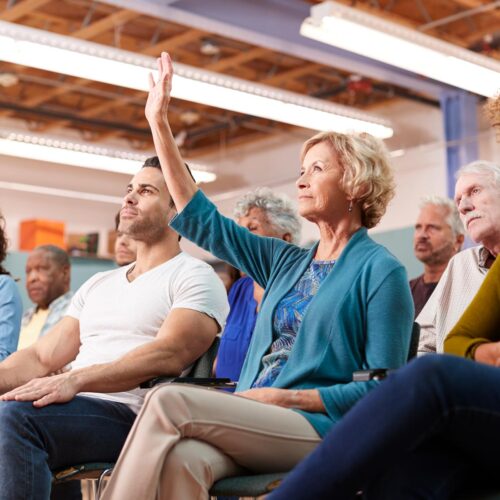 community meeting attendees