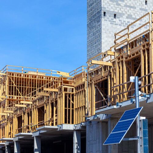 homes under construction