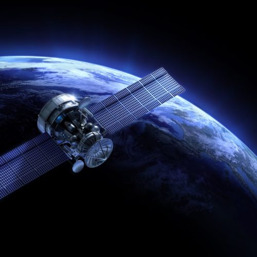 high-quality 3d image of satellite