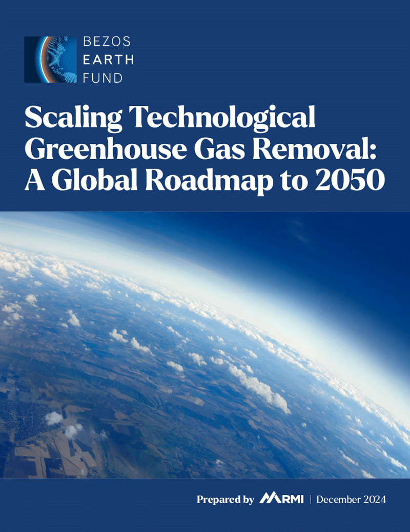 scaling technical greenhouse gas removal cover page